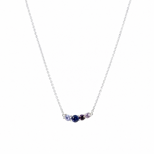 Spinel Tonal Swoop Necklace