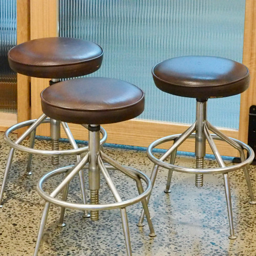 1980's Aristoc-Style Metal Stools