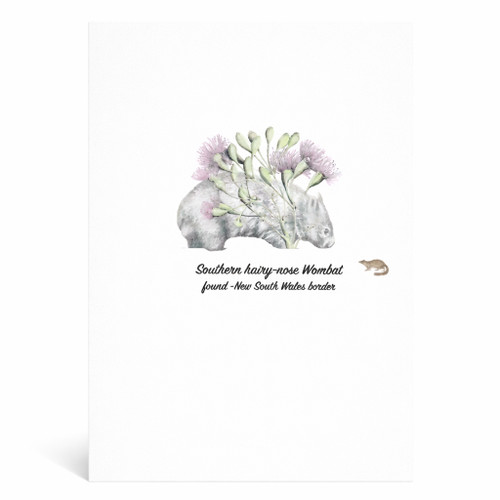 Wombat Greeting Card