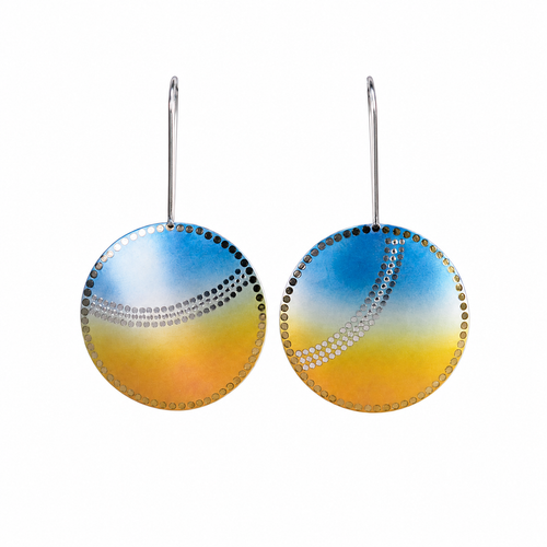 Sky Trail Super Shield Earrings