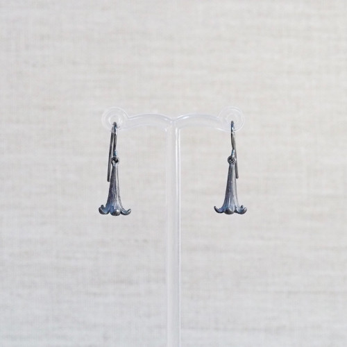 Silver Brugmansia Earrings