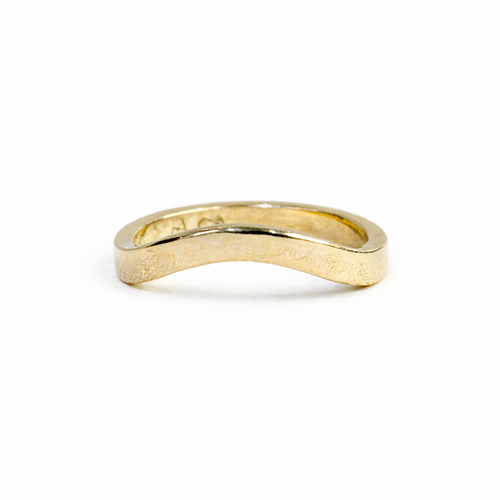 Gold Curved Ring
