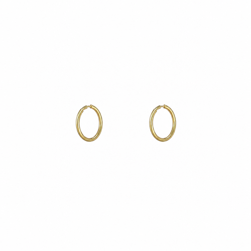 Yellow Gold Huggie Earrings