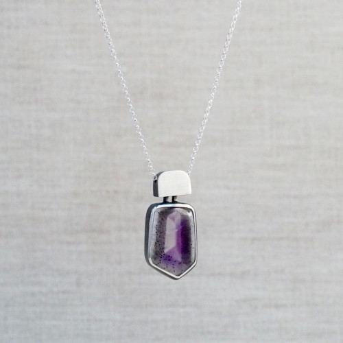 Amethyst Inclusion Necklace