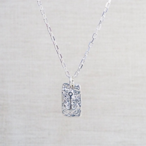 Terra Silver Anchor Necklace