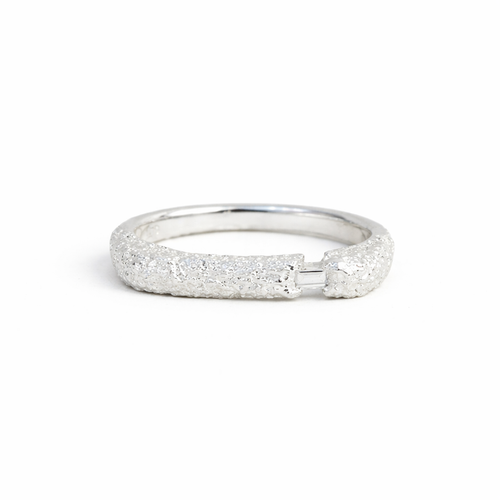 Silver Montes Ridge Diamond Ring