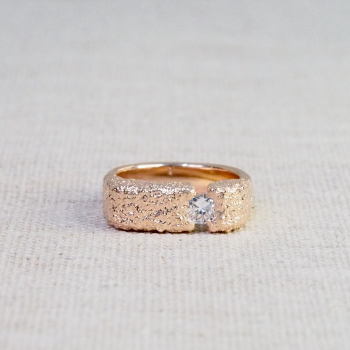 Rose Gold Montes Olympus Diamond Ring