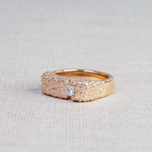 Rose Gold Montes Olympus Diamond Ring