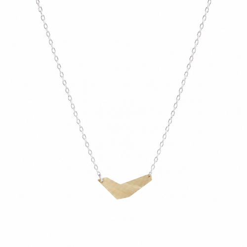 Gold & Silver Neo Geo Necklace 1