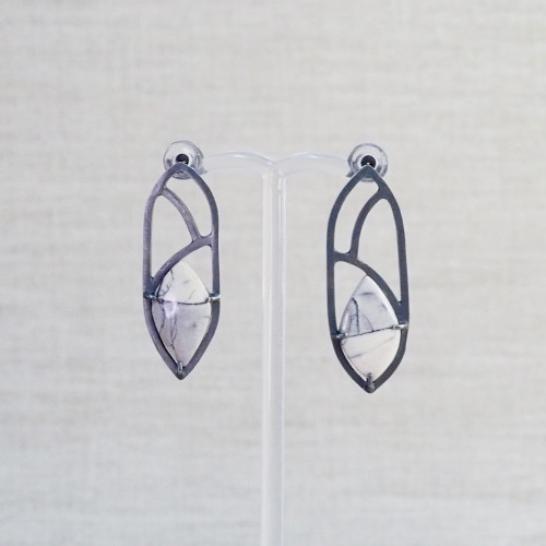 Porcelain Jasper Earrings