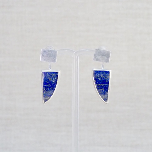 Articulated Lapis Earrings