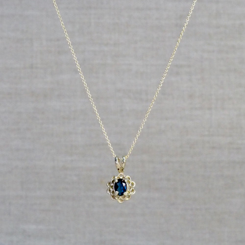 Gold Topaz Fancy Necklace