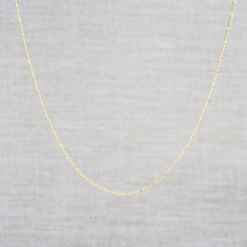 Fine Figaro Gold Plated Chain