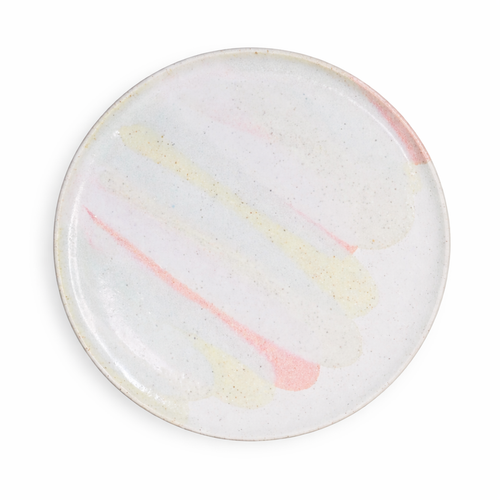 Small Glazed Stoneware Plate