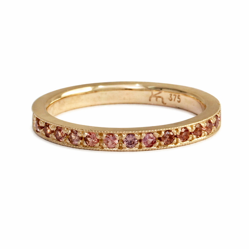 Sunset Garnet Vintage Ring