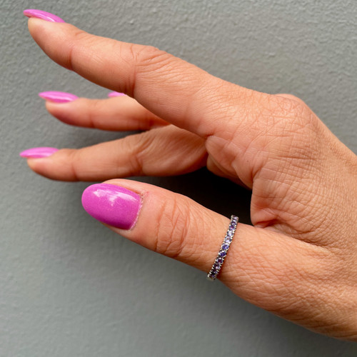 Purple Sapphire Regal Ring