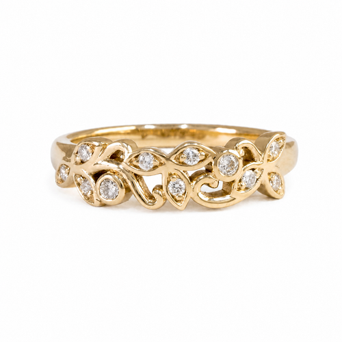 Floral Diamond Ring