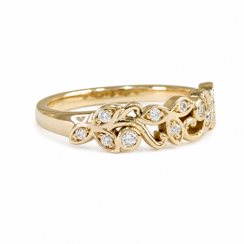 Floral Diamond Ring