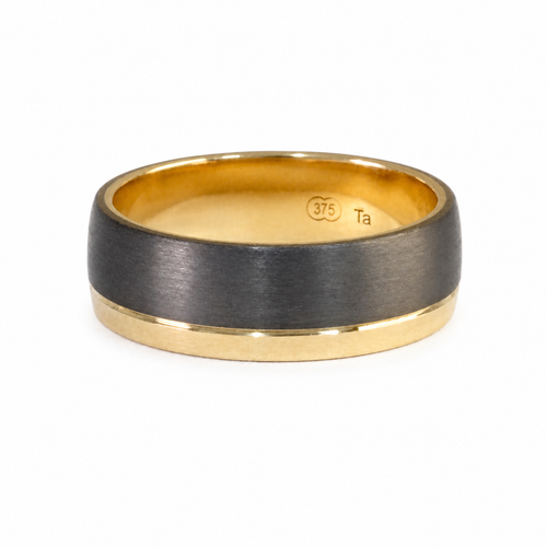 Tantalum Yellow Gold Ring
