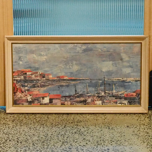 Vintage Harbour Print