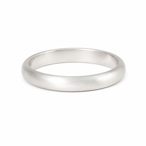 Silver Extra Small Dome Ring