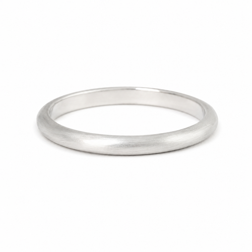 Silver Extra Fine Dome Ring