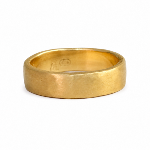 Mattias Golden Wide Ring