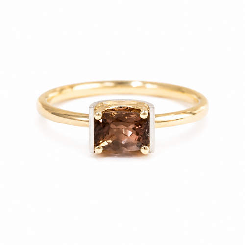 Desert Rose Tourmaline Arc Ring