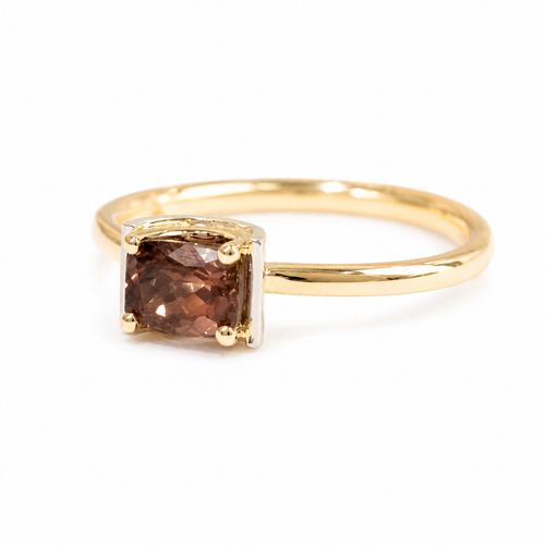 Desert Rose Tourmaline Arc Ring