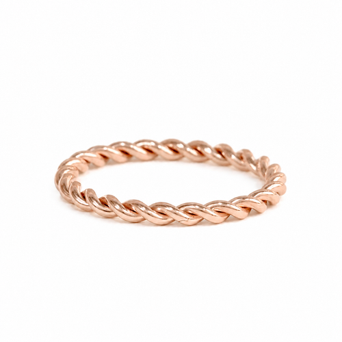 Rose Gold Entwined Ring