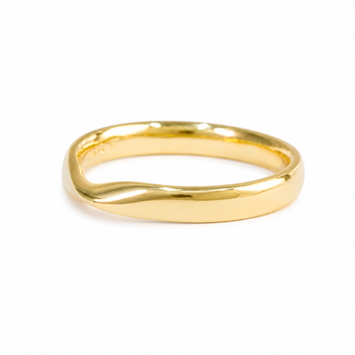 Yellow Gold Mobius Ring