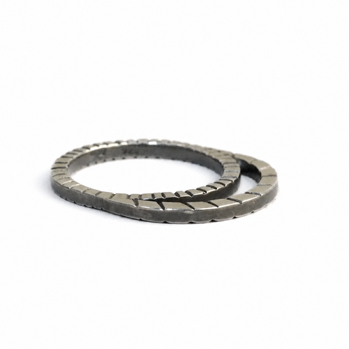 Silver Rising Moon Ring