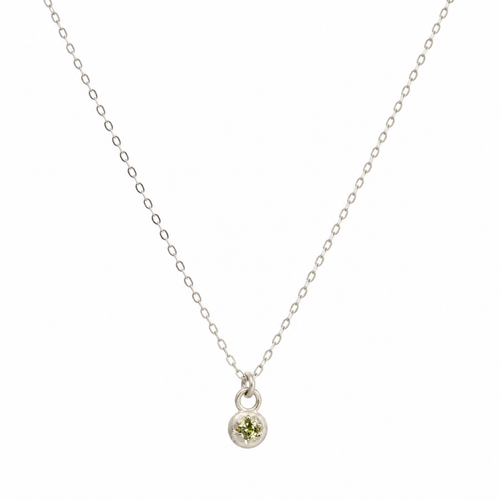 White Gold Sapphire Samantha Necklace