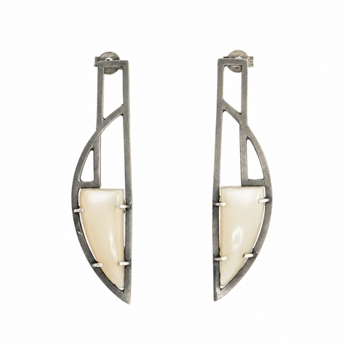 Moonstone Deco Earrings