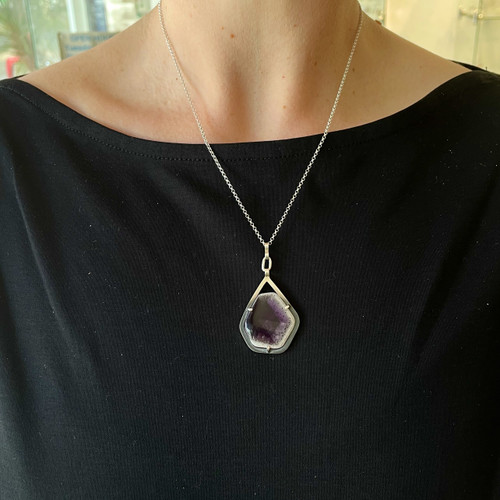 Trapiche Amethyst Necklace
