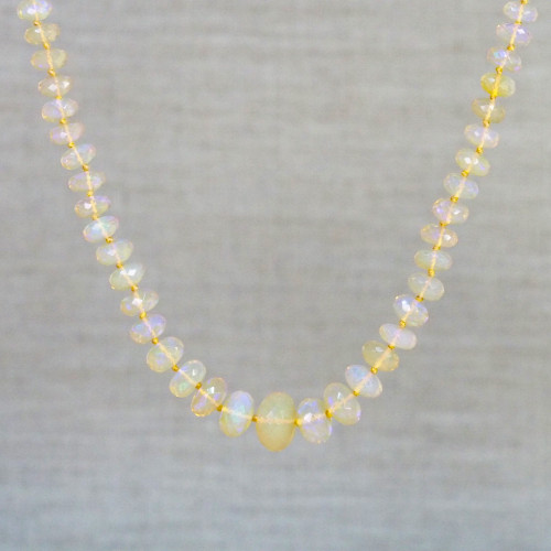 Graduated Opal Necklace