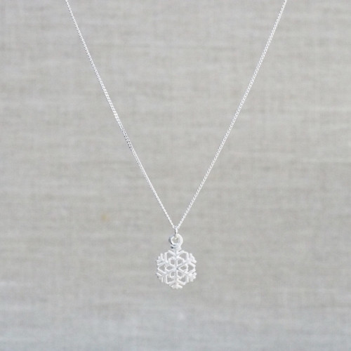 Snowflake Charm Necklace