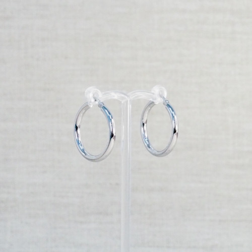 Mini Silver Hoop Earrings