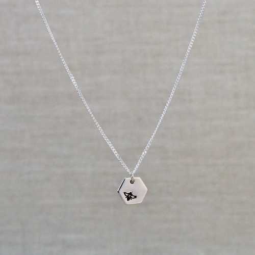Tiny Betty Bee Necklace