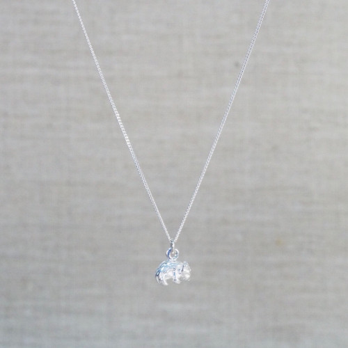 Wombat Charm Necklace