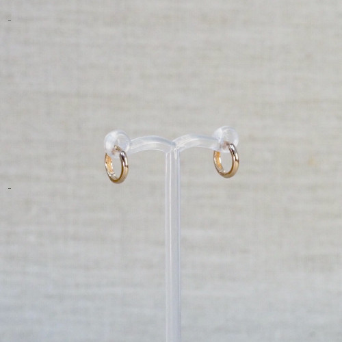 Rose Gold Mini Huggie Earrings