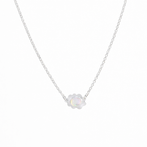 Lightening Ridge Opal Cloud Necklace