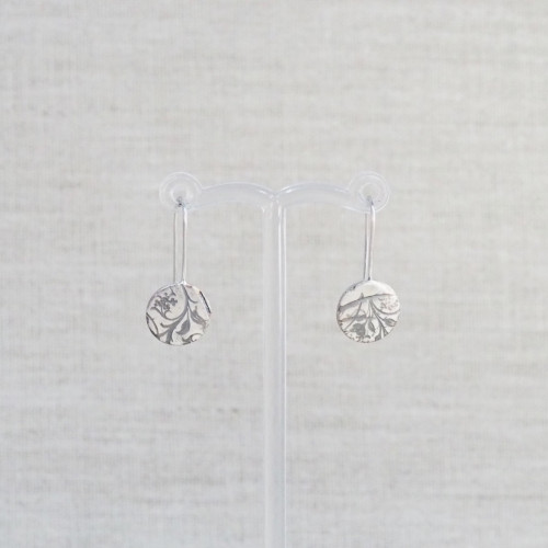Silver Swirls Earrings