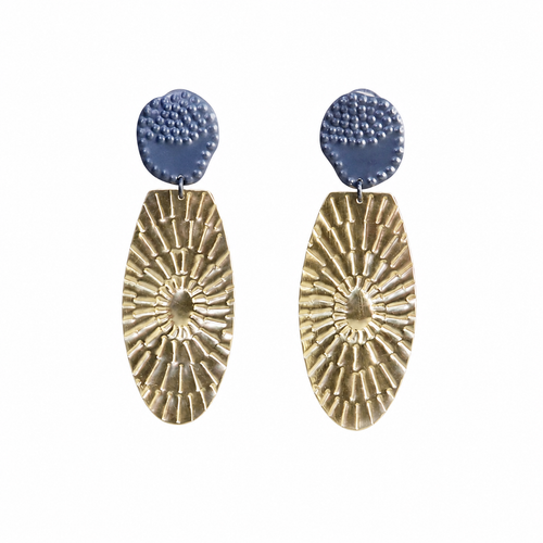 Black & Gold Ran’s Lure Earrings