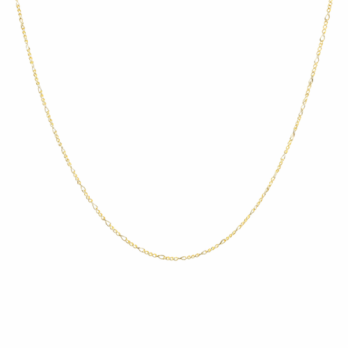 Fine Figaro Gold Plated Chain