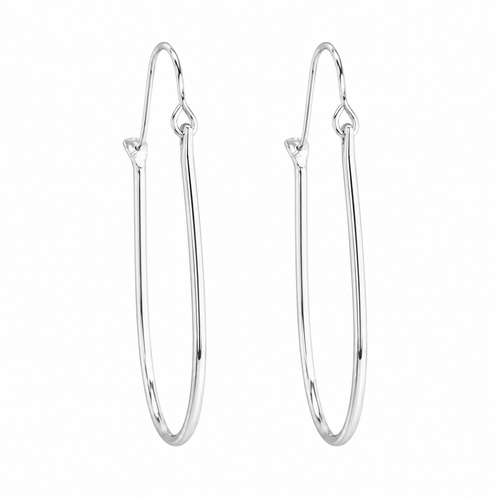 Kidney Hoop Earrings