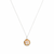 Silver Flower Cameo Necklace