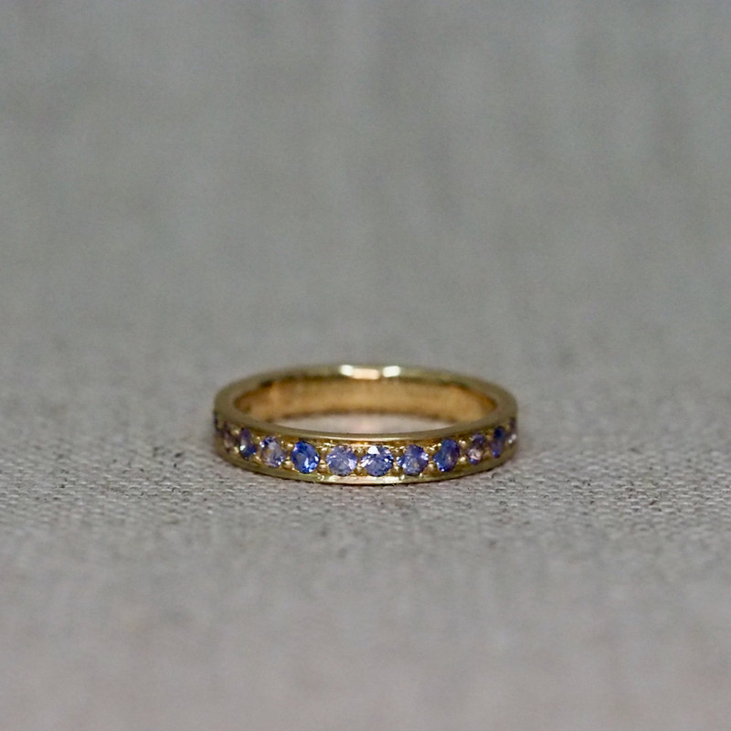 Grace Ice Blue Sapphire Ring