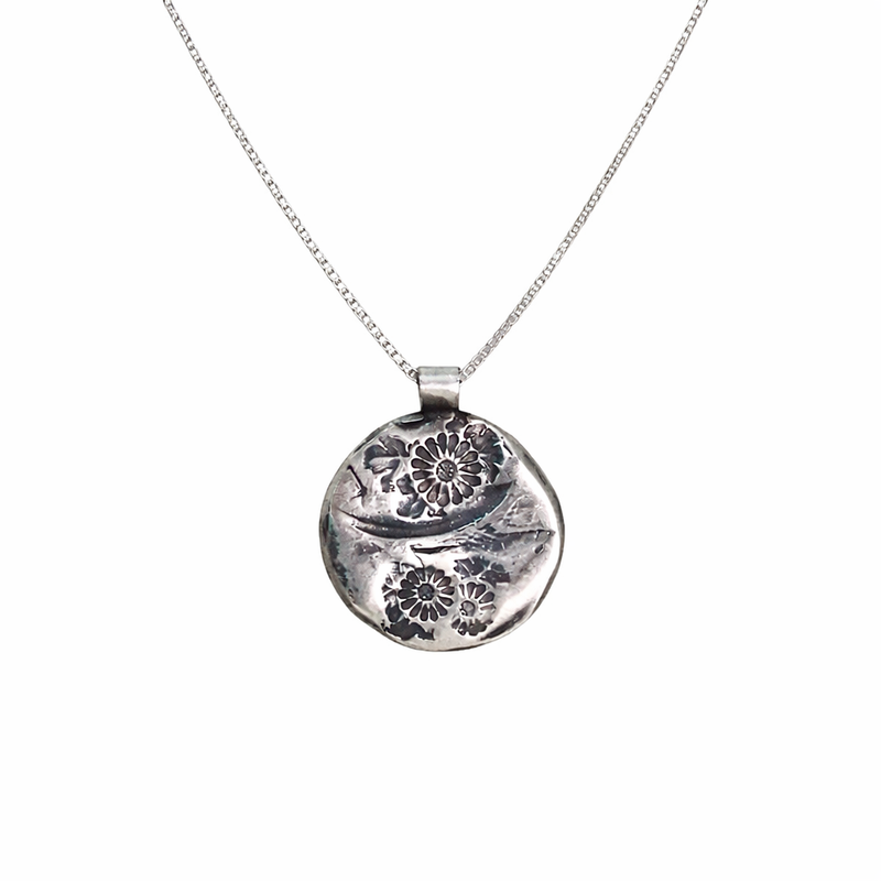 Silver Flower Necklace