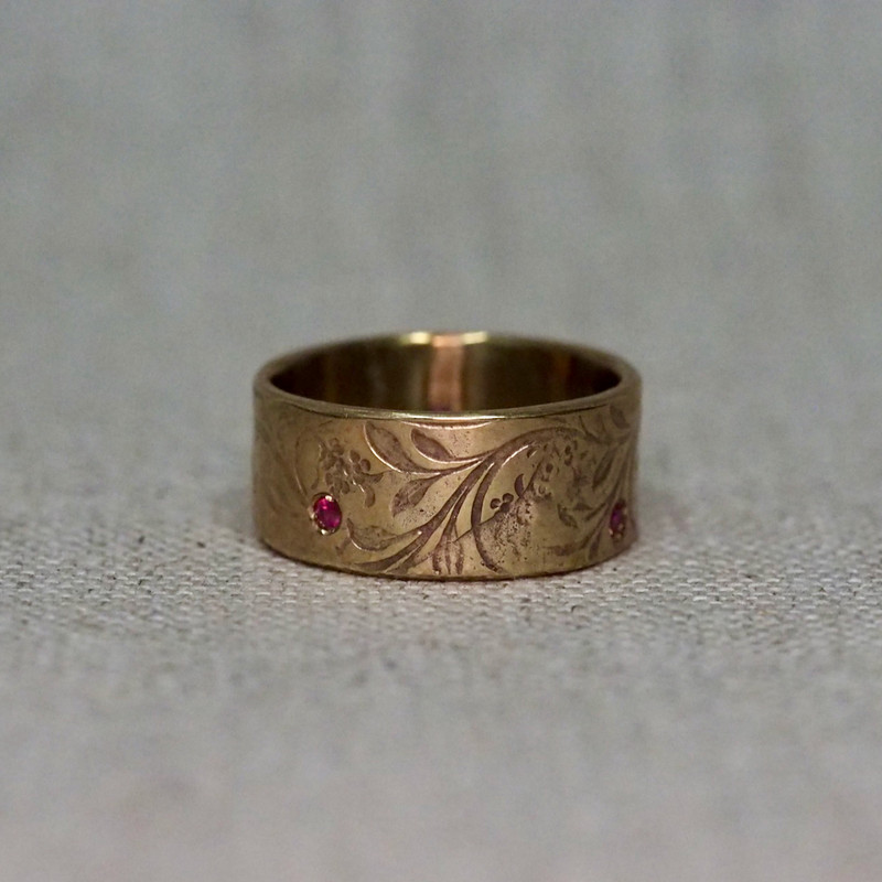 Ruby Swirl Ring